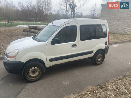 Рено Кенгу 2007 в Шостке на Automoto.ua Белый Рено Кенгу, объемом двигателя 1.6 л и пробегом 145 тыс. км за 3000 $, фото 1 на Automoto.ua