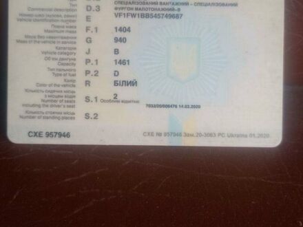 Белый Рено Кенгу, объемом двигателя 1.5 л и пробегом 250 тыс. км за 5200 $, фото 1 на Automoto.ua