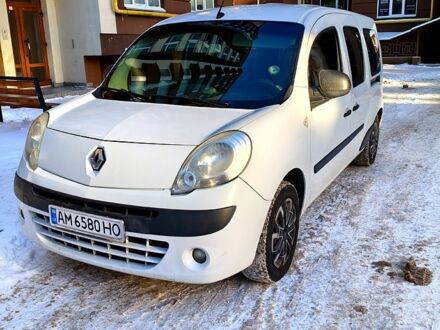 Белый Рено Кенгу, объемом двигателя 1.5 л и пробегом 253 тыс. км за 8300 $, фото 1 на Automoto.ua