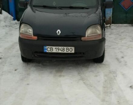 Черный Рено Кенгу, объемом двигателя 1.9 л и пробегом 300 тыс. км за 3800 $, фото 1 на Automoto.ua