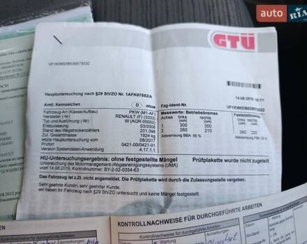 Чорний Рено Кєнгу, об'ємом двигуна 1.6 л та пробігом 245 тис. км за 7500 $, фото 46 на Automoto.ua