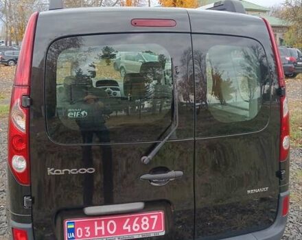 Черный Рено Кенгу, объемом двигателя 1.6 л и пробегом 244 тыс. км за 6700 $, фото 10 на Automoto.ua
