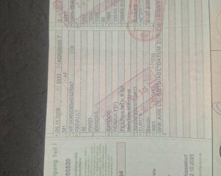 Чорний Рено Кєнгу, об'ємом двигуна 1.6 л та пробігом 152 тис. км за 7300 $, фото 23 на Automoto.ua