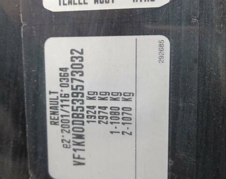 Черный Рено Кенгу, объемом двигателя 1.6 л и пробегом 244 тыс. км за 6700 $, фото 6 на Automoto.ua