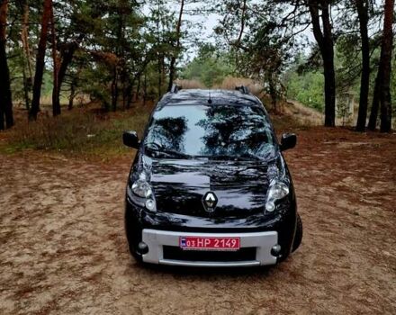 Черный Рено Кенгу, объемом двигателя 1.6 л и пробегом 229 тыс. км за 7900 $, фото 1 на Automoto.ua