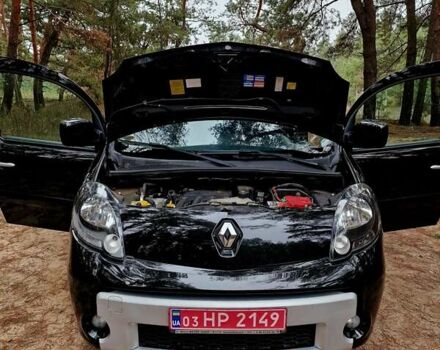Черный Рено Кенгу, объемом двигателя 1.6 л и пробегом 229 тыс. км за 7900 $, фото 123 на Automoto.ua