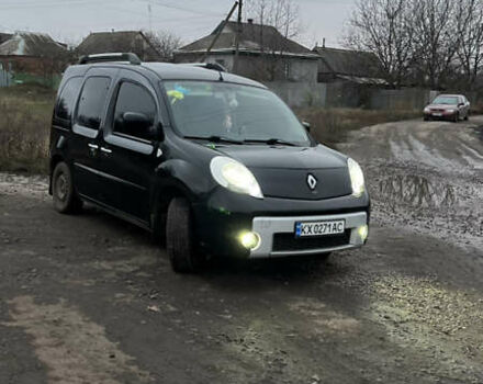 Черный Рено Кенгу, объемом двигателя 1.5 л и пробегом 324 тыс. км за 8500 $, фото 1 на Automoto.ua