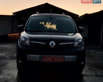 Черный Рено Кенгу, объемом двигателя 1.5 л и пробегом 179 тыс. км за 13500 $, фото 1 на Automoto.ua