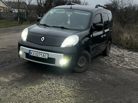 Черный Рено Кенгу, объемом двигателя 1.5 л и пробегом 324 тыс. км за 8500 $, фото 1 на Automoto.ua