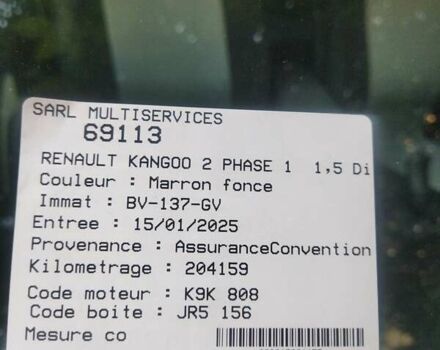 Коричневий Рено Кєнгу, об'ємом двигуна 1.46 л та пробігом 205 тис. км за 8800 $, фото 29 на Automoto.ua