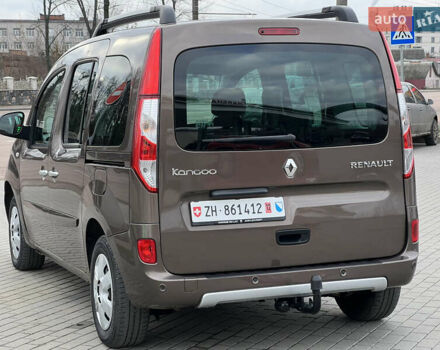 Коричневый Рено Кенгу, объемом двигателя 1.5 л и пробегом 154 тыс. км за 13399 $, фото 7 на Automoto.ua