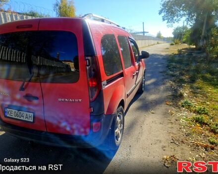 Красный Рено Кенгу, объемом двигателя 1.5 л и пробегом 245 тыс. км за 7500 $, фото 1 на Automoto.ua