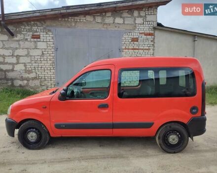 Красный Рено Кенгу, объемом двигателя 1.87 л и пробегом 190 тыс. км за 3400 $, фото 6 на Automoto.ua