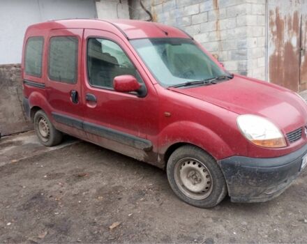 Красный Рено Кенгу, объемом двигателя 1.5 л и пробегом 250 тыс. км за 2500 $, фото 2 на Automoto.ua