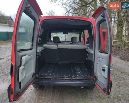 Красный Рено Кенгу, объемом двигателя 1.46 л и пробегом 300 тыс. км за 3300 $, фото 7 на Automoto.ua