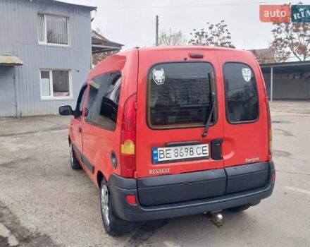 Красный Рено Кенгу, объемом двигателя 1.46 л и пробегом 230 тыс. км за 4000 $, фото 6 на Automoto.ua