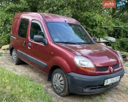 Красный Рено Кенгу, объемом двигателя 1.46 л и пробегом 342 тыс. км за 3200 $, фото 1 на Automoto.ua