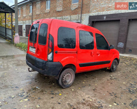 Красный Рено Кенгу, объемом двигателя 1.46 л и пробегом 410 тыс. км за 2300 $, фото 5 на Automoto.ua