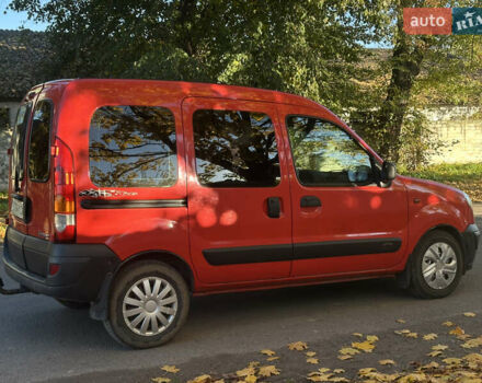 Рено Кєнгу 2005 у Радивилове на Automoto.ua Червоний Рено Кєнгу, об'ємом двигуна 1.5 л та пробігом 189 тис. км за 4200 $, фото 3 на Automoto.ua
