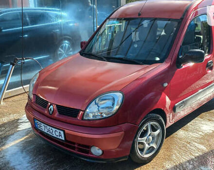 Красный Рено Кенгу, объемом двигателя 1.5 л и пробегом 225 тыс. км за 4500 $, фото 1 на Automoto.ua