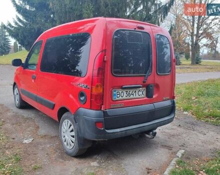 Красный Рено Кенгу, объемом двигателя 1.5 л и пробегом 190 тыс. км за 4300 $, фото 3 на Automoto.ua