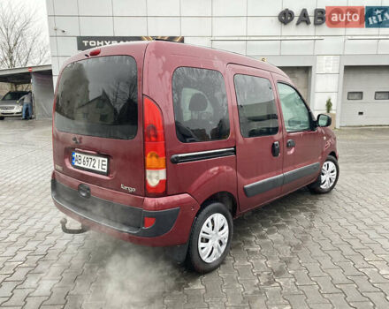 Красный Рено Кенгу, объемом двигателя 1.4 л и пробегом 265 тыс. км за 3500 $, фото 4 на Automoto.ua