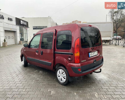 Красный Рено Кенгу, объемом двигателя 1.4 л и пробегом 265 тыс. км за 3500 $, фото 5 на Automoto.ua