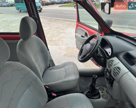 Красный Рено Кенгу, объемом двигателя 1.46 л и пробегом 275 тыс. км за 3750 $, фото 13 на Automoto.ua
