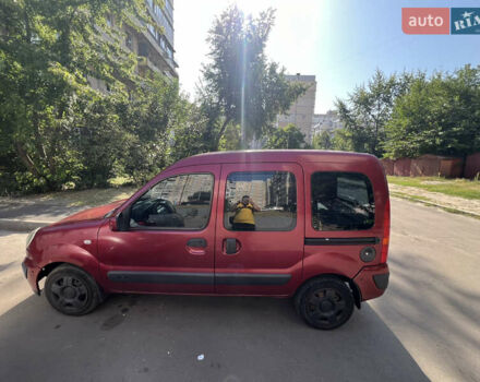 Красный Рено Кенгу, объемом двигателя 1.4 л и пробегом 480 тыс. км за 3000 $, фото 3 на Automoto.ua