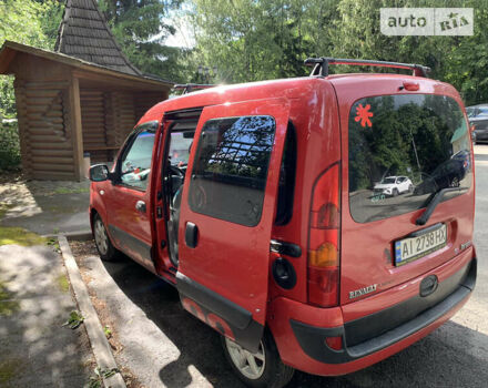 Красный Рено Кенгу, объемом двигателя 1.5 л и пробегом 350 тыс. км за 5150 $, фото 4 на Automoto.ua
