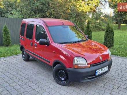 Красный Рено Кенгу, объемом двигателя 1.9 л и пробегом 272 тыс. км за 2450 $, фото 1 на Automoto.ua