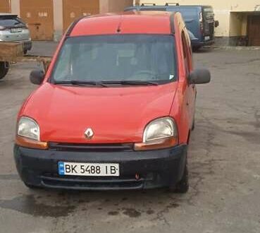 Красный Рено Кенгу, объемом двигателя 1.87 л и пробегом 220 тыс. км за 2600 $, фото 1 на Automoto.ua