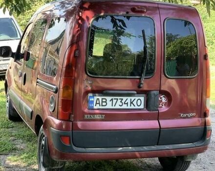 Красный Рено Кенгу, объемом двигателя 1.5 л и пробегом 320 тыс. км за 3100 $, фото 1 на Automoto.ua