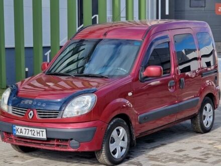Красный Рено Кенгу, объемом двигателя 1.4 л и пробегом 230 тыс. км за 3950 $, фото 1 на Automoto.ua
