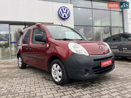 Красный Рено Кенгу, объемом двигателя 1.6 л и пробегом 257 тыс. км за 7300 $, фото 1 на Automoto.ua