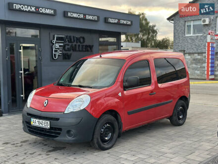 Красный Рено Кенгу, объемом двигателя 1.5 л и пробегом 189 тыс. км за 5550 $, фото 1 на Automoto.ua
