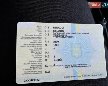 Рено Кєнгу, об'ємом двигуна 0 л та пробігом 60 тис. км за 11000 $, фото 5 на Automoto.ua