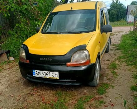 Желтый Рено Кенгу, объемом двигателя 1.4 л и пробегом 233 тыс. км за 2200 $, фото 7 на Automoto.ua