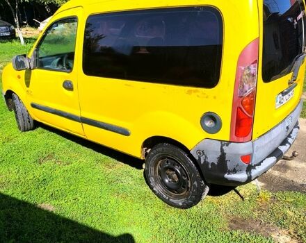 Желтый Рено Кенгу, объемом двигателя 1.9 л и пробегом 300 тыс. км за 850 $, фото 1 на Automoto.ua