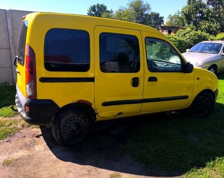 Желтый Рено Кенгу, объемом двигателя 1.9 л и пробегом 300 тыс. км за 850 $, фото 3 на Automoto.ua