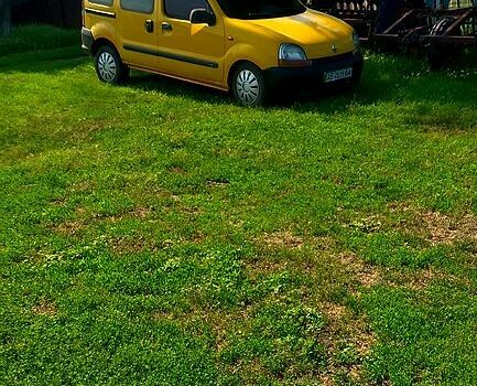 Желтый Рено Кенгу, объемом двигателя 1.9 л и пробегом 300 тыс. км за 2100 $, фото 1 на Automoto.ua