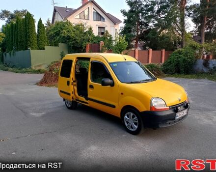 Желтый Рено Кенгу, объемом двигателя 1.9 л и пробегом 257 тыс. км за 3000 $, фото 3 на Automoto.ua