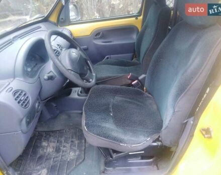 Желтый Рено Кенгу, объемом двигателя 1.87 л и пробегом 412 тыс. км за 2500 $, фото 1 на Automoto.ua