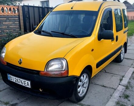 Желтый Рено Кенгу, объемом двигателя 1.9 л и пробегом 260 тыс. км за 2800 $, фото 2 на Automoto.ua