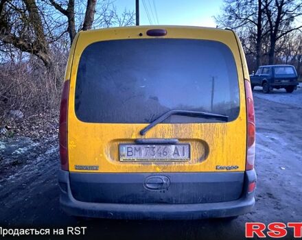 Желтый Рено Кенгу, объемом двигателя 1.9 л и пробегом 185 тыс. км за 2300 $, фото 1 на Automoto.ua