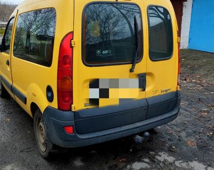 Желтый Рено Кенгу, объемом двигателя 1.5 л и пробегом 177 тыс. км за 4700 $, фото 2 на Automoto.ua