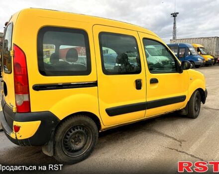 Желтый Рено Кенгу, объемом двигателя 1.5 л и пробегом 220 тыс. км за 4000 $, фото 4 на Automoto.ua