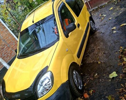 Желтый Рено Кенгу, объемом двигателя 1.5 л и пробегом 210 тыс. км за 4200 $, фото 6 на Automoto.ua