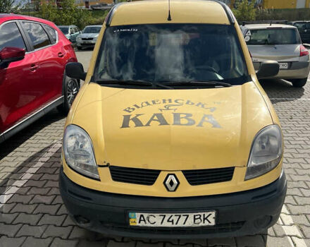 Желтый Рено Кенгу, объемом двигателя 1.46 л и пробегом 337 тыс. км за 2400 $, фото 4 на Automoto.ua