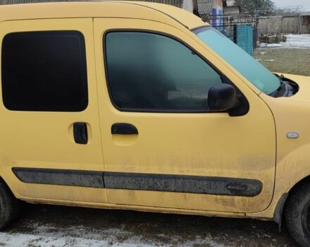 Желтый Рено Кенгу, объемом двигателя 1.5 л и пробегом 204 тыс. км за 4500 $, фото 1 на Automoto.ua